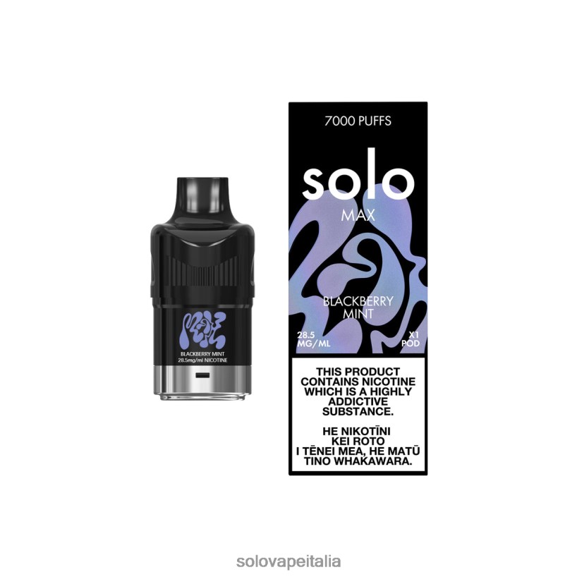Solo Vape Italia - Solo MAX baccello menta mora JT2TF273