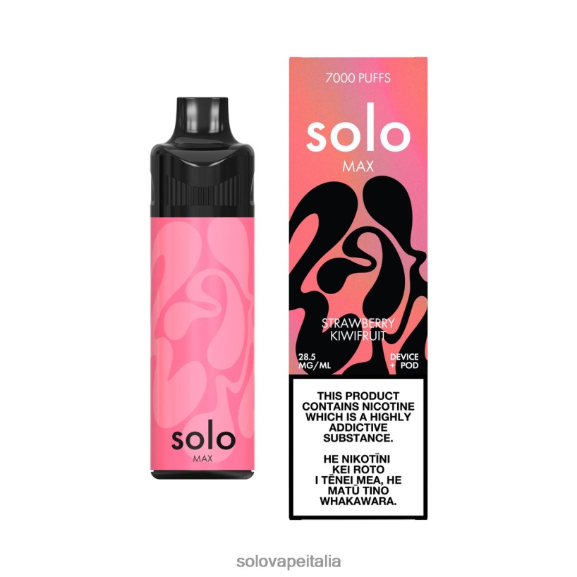 Solo Vape How To Use - Solo MAX kit cialda kiwi fragola JT2TF271