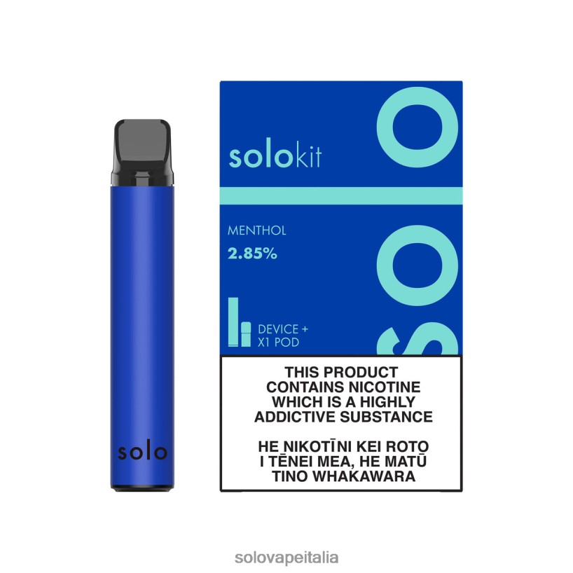 Solo Vape How To Use - Solo kit cialda mentolo JT2TF247