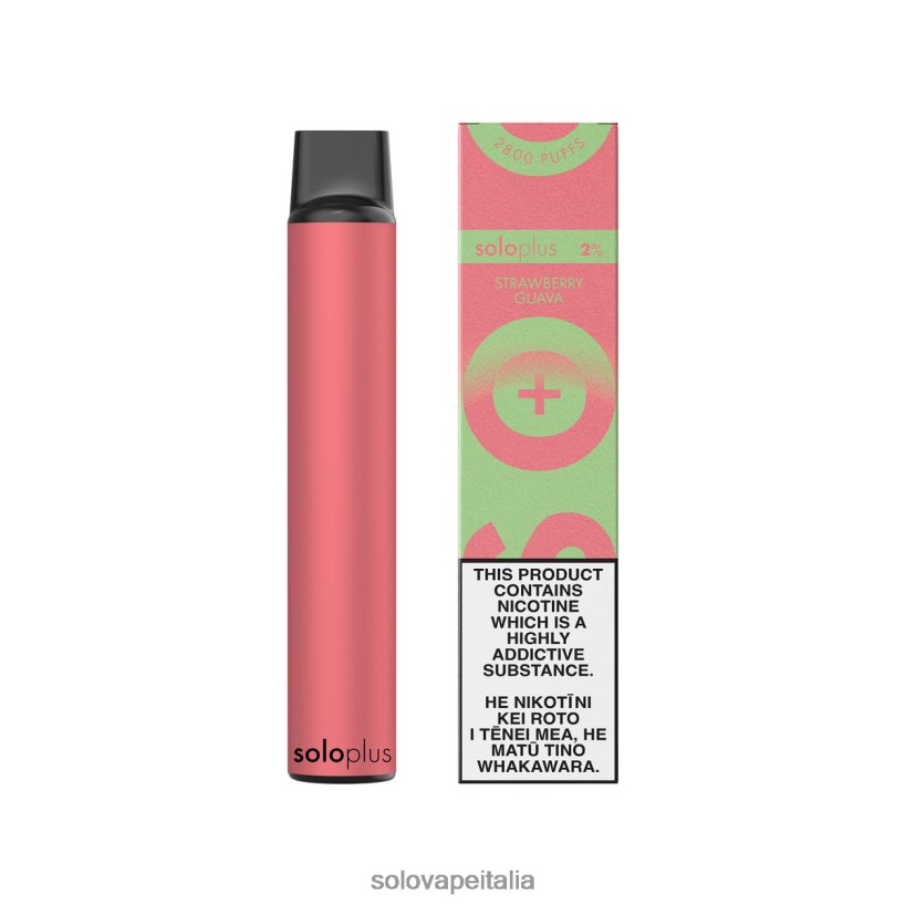 Solo Vape Italia - Solo Plus collezione paradisiaca vape usa e getta guava alla fragola JT2TF237