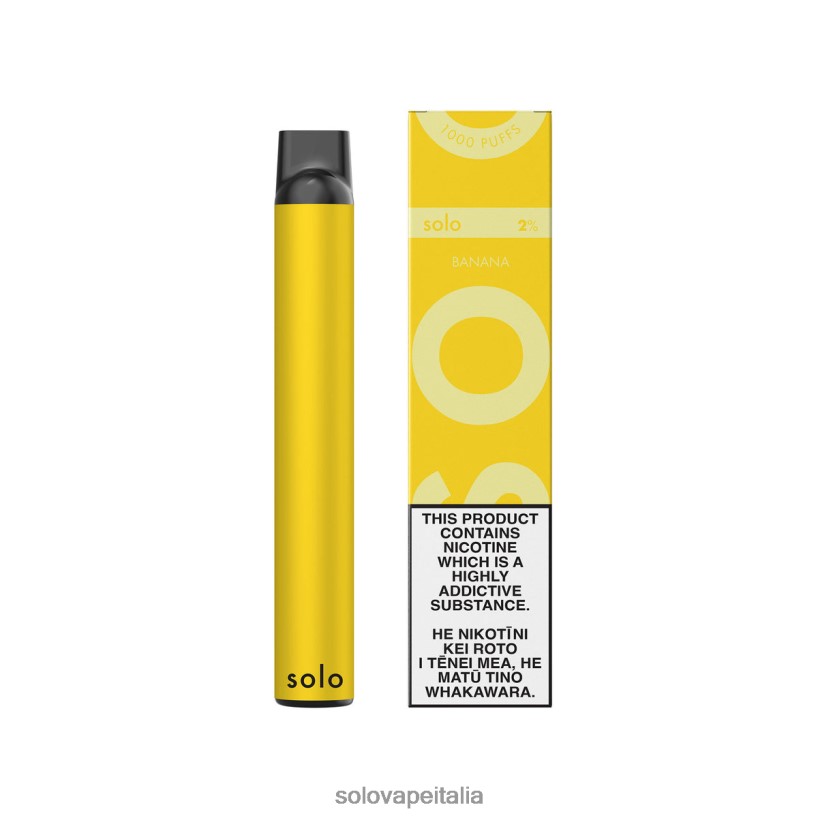Solo Vape How To Use - Solo vaporizzatore usa e getta banana JT2TF211
