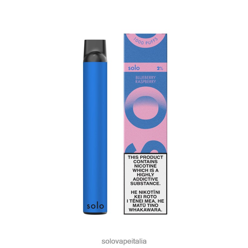 Solo Vape Italia - Solo collezione paradisiaca vape usa e getta lampone mirtillo JT2TF219