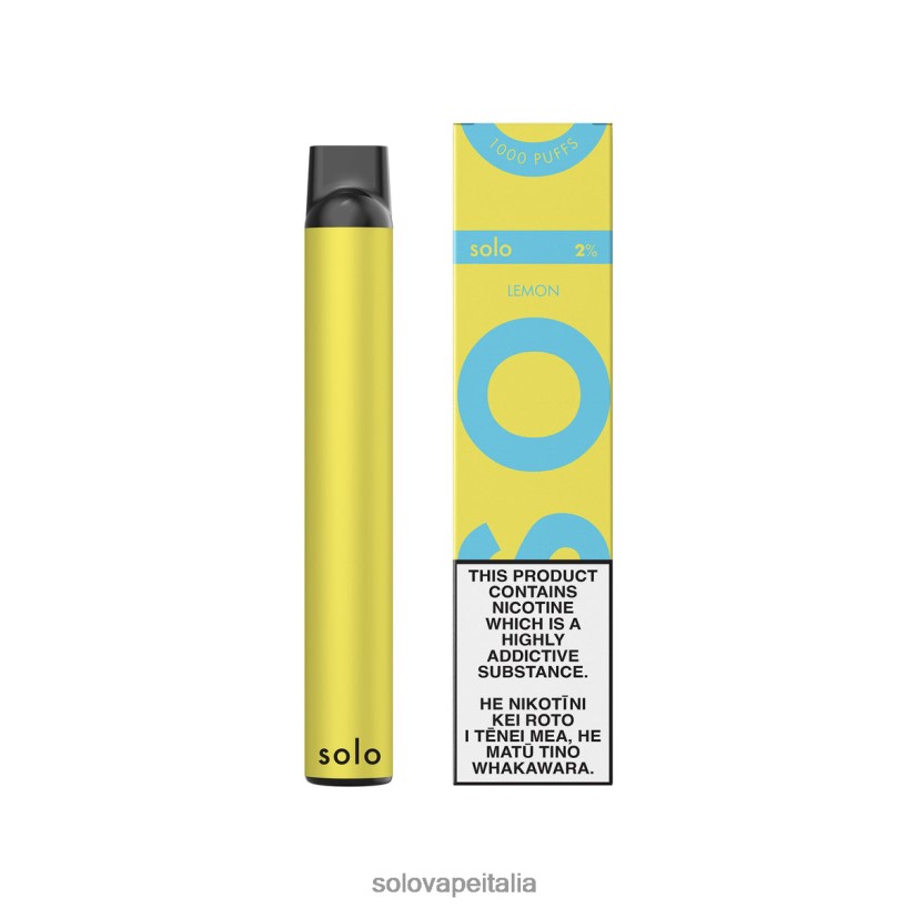 Solo Vape Recensione - Solo vaporizzatore usa e getta limone JT2TF215